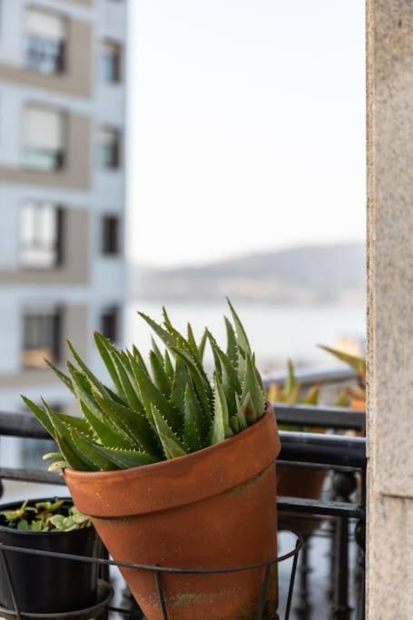 Bonito Piso Con Vistas, Centrico, Acogedor Apartment Vigo Luaran gambar