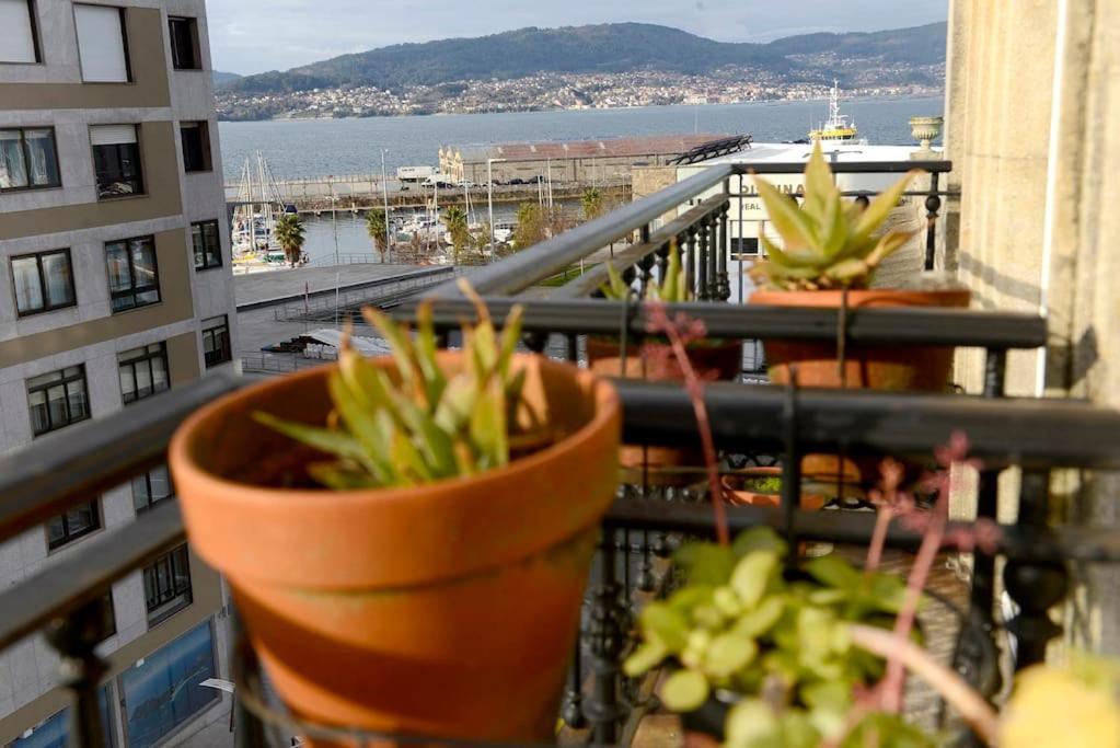 Bonito Piso Con Vistas, Centrico, Acogedor Apartment Vigo Luaran gambar